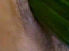 Close up solo beauty toying ass