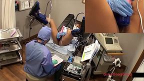 Cute shy Hispanic girl volunteers to become study subject for e-stim study by Dr  Tampa GirlsGoneGyno