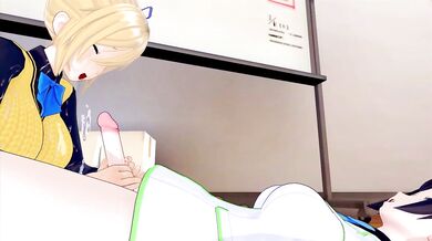 FUTA MUSAIGEN NO PHANTOM WORLD REINA IZUMI X MAI KAWAKAMI (3D HENTAI)