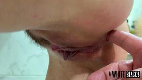 stepfather helped stepdaughter shower and fucked her squirting pussy deeply with his fist