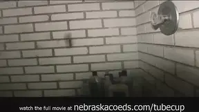 slutty outdoor shower gaping and banging pussy