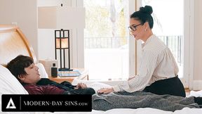 Sexy teacher Dana Vespoli turns tutoring into titillating torment for injured student