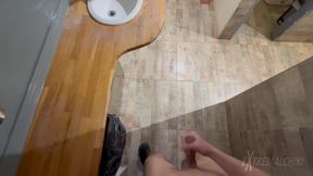 Gym Locker Room Twink Masturbation