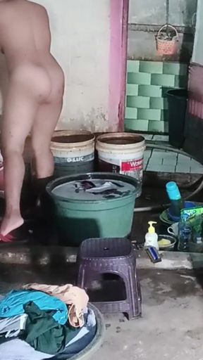 Unforgettable moment from "I dance naked and masturbate, while there is no husband at home"