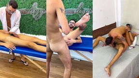 logico que fodi muito o cuzinho desse novinho de calcinha e depois enchi ele de leite - foda completa