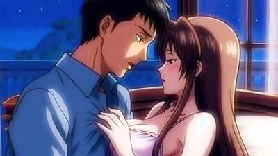 Step sister shares bed with step brother in hotel with big tits anime porn and hentai action