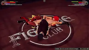 Artemis Faces Off Against Lord Jerle in Steamy Naked Fighter 3D Duel