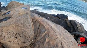 primeira vez que a novinha transa na praia de nudismo - canal do safado - jasmine santanna