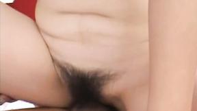 ”Unshaved japanese fuck teen is drenched in jizz”