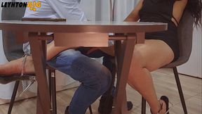 Risky Office Affair: Latina's huge cocked hubby catches us