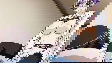 Anime girlfriend deep throat and bang till jizz