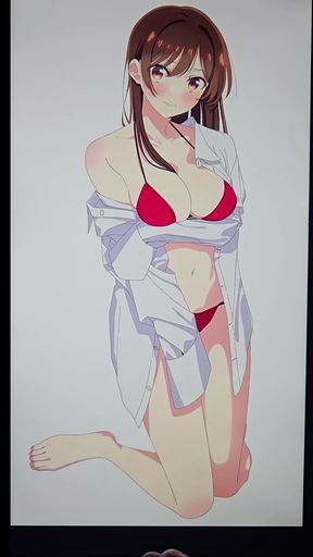 Anime-style girl in lingerie