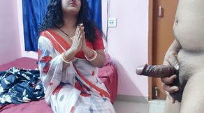 Indian desi milf fucked by her stepson in her tight asshole