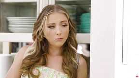 Two Big Titted MILFs, one hot coed get wild in Lesbian Threesome part 5