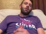 Two hand solo cumshot