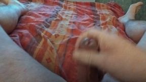 Dad Lies Down and Plays with His Small Cock He Likes to Play with It.