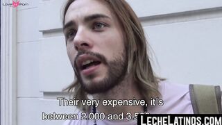 LecheLatinos.com - Sweet Latino's gay transformation with his first raw man-to-man fu