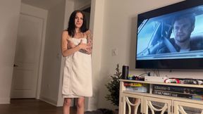 Jade Let's Her Roommate Cum in Her to Get Back at His GF