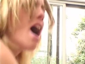 Older And Younger Blonde Paw Each Other Then Fuck And Suck Young Stud