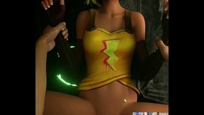 Is This How You Get Super Powers, By Fucking A Nice Tight Teen Petite Bald Pussy Babe