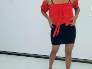 Sri lankan new leek ඔෆිස් යන්න ඇදුම් මාරු කරන ගමන් 😋