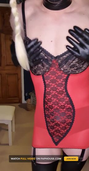 Latex and Lingerie - Feeling horny af