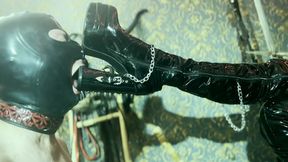A boot bitch under Our heels - Mistress Zeida and Dame Luciferia