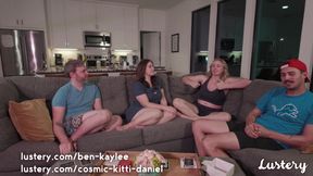 FULL EPISODES - Games night with our naughty friends turns into wife swap and best orgy ever