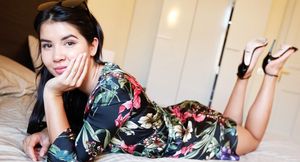 Sexy Laddy Dee in high heels gets banged in hostel room