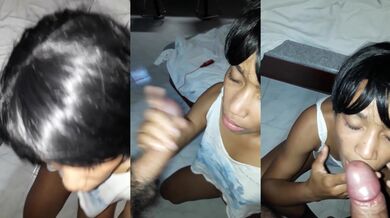 Un baño de leche en la cara de mi vecina andrea