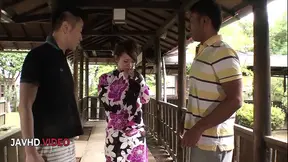 Sultry JAV Scene Yui Ueharas Blowjob Thrills Group Action Hotly