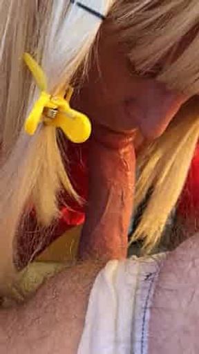 CD on Hard Cock
