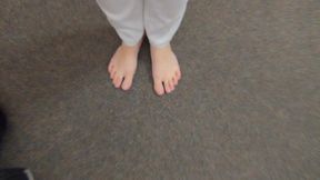 Tess Feet At Sundown