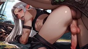 Femboy Elf Gets Ripped Pounded by Rough Forest Warriors