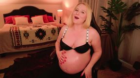 Step-Son - Pregnant MILF Taboo Roleplay, Big Belly Oil Rub, Breeding Fantasy