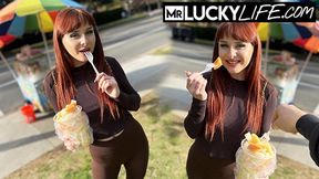 Mr Lucky Life featuring Odette Fox's babe xxx