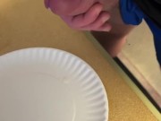 Fit Hott Guy Filming an Onlyfans Video at the Office - Huge Cock