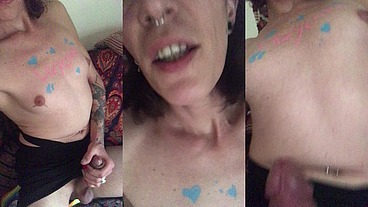 Je me caresse pour mon fan Lazycore pour le remercier d’être mon Fan Tu ...