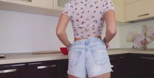 Masturbating in the Kitchen