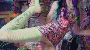 Dancing Exotically In The Light Then Darkness