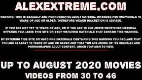 Extreme anal fisting, huge dildos and prolapse compilation from alexextreme 30-46