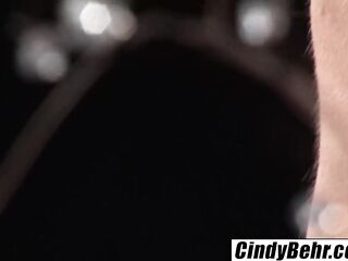 CINDY BEHR Hot Blonde With Smoking Fetish