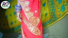 Indian village Red saree me jabardast ghori satale me chudai karvachauth episode 2