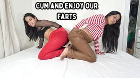 Cum and Enjoy Our Farts