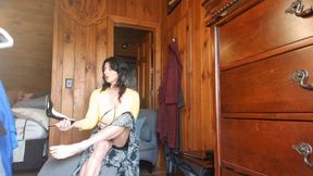 stepmom scolds you for belly lies