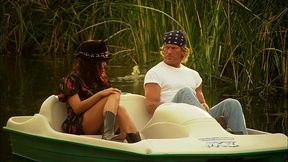 dru berrymore fucks randy spears outdoors in boots