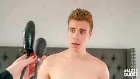 Str8 Chaser ~ Ryan Bones Dildos and Fucks Adam Awbride's Twink Ass