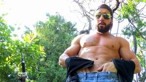 Scenic scene focusing on some of the hottest homosexual action