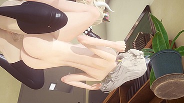 Mario Bross Hentai - Rosalina is fucked by Bowssette Futanari - Japanese Asian Manga Anime Game Porn