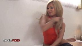 Handjob queen Karin seduces with naughty skills Asian Blowjob delights every man MILF